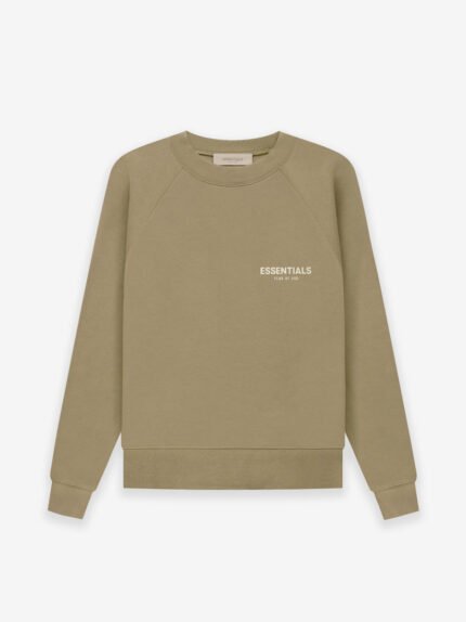 Essentials Fear of God Crewneck Sweatshirt – Brown